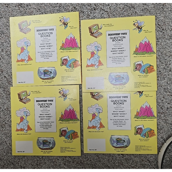 Lot of 4 VTG Discovery Toys Where? Why? What? When? Paperback Children's Books - Picture 6 of 7